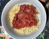 A picture of step 9 of Spicy pasta sauce.