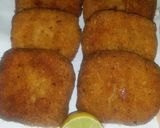 A picture of step 4 of Chicken nuggets.