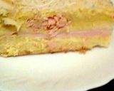 Foto del paso 2 de la receta Pastel de tortilla de patata en hojaldre rellena en la olla gm g