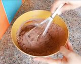 รูปขั้นตอนการทำที่ 6 ของ บราวนี่ทาร์ตหน้าฟิล์ม สูตรหวานน้อย #หม้ออบลมร้อน