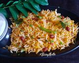 A picture of step 5 of Phodnicha Bhaat.