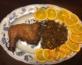 A picture of step 3 of California Farm Tea Smoked Chicken Quarter or Turkey Thigh.