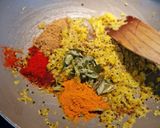 A picture of step 4 of Thali feast.