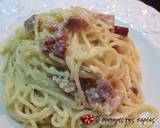 Spaghetti alla carbonara. Η συνταγή φωτογραφία βήματος 10