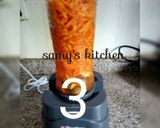 A picture of step 3 of Carrot panna.