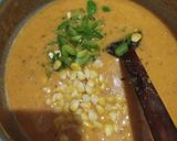 A picture of step 5 of Corn capsicum masala.