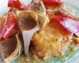 Foto del paso 11 de la receta: Patatas a la importancia con alcachofas confitadas y jamón ibérico