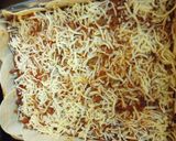 A picture of step 4 of Chili Lasagna with Fire Roasted Tomatoes.