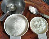 A picture of step 2 of Samak rice idlies.