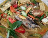 Foto langkah ke 3 dari resep Kothok Tempe Ikan Asap.