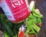Zuckererbsen (Schoten) in Teriyakisauce Rezeptschritt 4 Foto