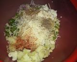 A picture of step 4 of Cheesy rice bolls.