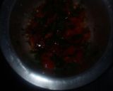 A picture of step 3 of Fried kales.