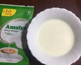A picture of step 1 of Mango Yogurt.
