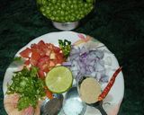 A picture of step 1 of #Green pea Chat.