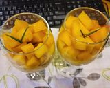 芒果乳酪甜點杯杯【水果懶人甜點食譜】的食譜步驟4照片