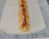 Foto del paso 8 de la receta: Caña de hojaldre rellena de manzana marinada, crema de almendras y toffee (sin gluten)