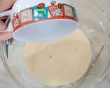 Gambar langkah 2 resipi Sourdough Apam Balik.