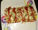 A picture of step 5 of Bread chaat.