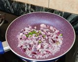 A picture of step 2 of Sauteed creamy paneer.