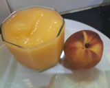 A picture of step 4 of Peach slush.