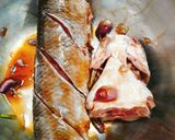 Hình bước làm 1 của món Cá lóc hấp bầu