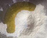 A picture of step 1 of Multi colored mathri.