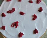 Medovik torta málnával recept fázis 8 fotója