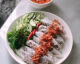 Hình bước làm 6 của món Bánh cuốn nóng