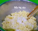 Hình bước làm 2 của món Xôi bắp đậu xanh hành phi