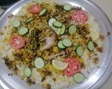 صورة لخطوة 2 من وصفة كبسه العزايم بلحم في قدر ضغط على طريقتي 😋😋😋