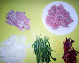 Foto del paso 1 de la receta: Fajitas de carne picada, lomo y verduras