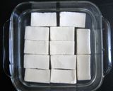 A picture of step 2 of Simmered Kōya Dōfu.