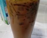 Cara Membuat Es syrup caramel kopi cincau hijau 3