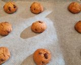 A picture of step 5 of Peanut Butter Cookies with Chocolate-Covered Peanuts.