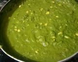 A picture of step 6 of Restaurant style paalak sweet corn. .