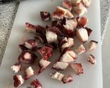 Foto langkah ke 3 dari resep Tumis Gurita Pedas (Nakji-bokkeum).