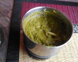 A picture of step 3 of Green garlic soup.