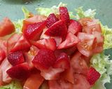 Foto del paso 3 de la receta Ensalada con fresas y frutos secos