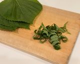 紫蘇腰果青醬義大利麵的食譜步驟1照片