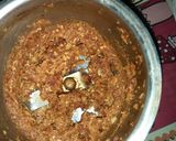 A picture of step 3 of Dates Halwa.