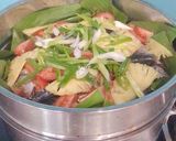 Hình bước làm 3 của món Cá nục hấp cuốn bánh tráng