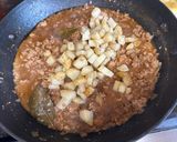 A picture of step 4 of Adobo Pork Giniling with Potatoes.