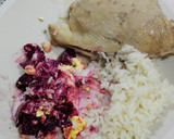 Foto del paso 4 de la receta: Cuarto trasero de pollo con arroz y salsa agridulce de frambuesa