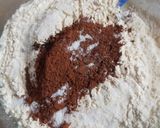 Foto langkah ke 1 dari resep Bicolour Country Loaf Sourdough.