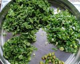A picture of step 1 of Delicious Appam Of Spring Onion And Methi.