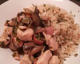 Csirkemell "Bercy"-módra recept fázis 7 fotója
