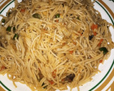 A picture of step 9 of Stir fry spaghetti.