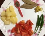 A picture of step 1 of Raw Jackfruit Curry.