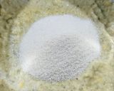 A picture of step 3 of Moong dal Dhokla.